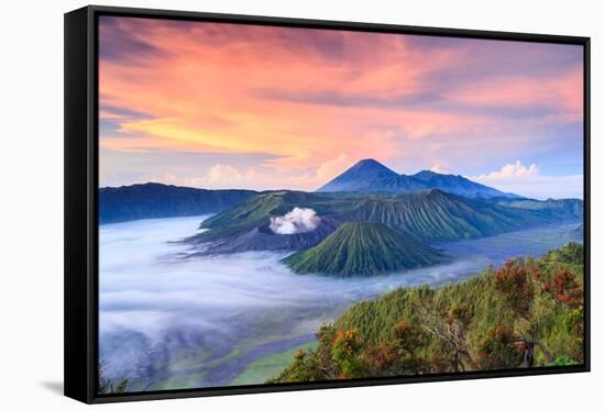 Bromo Volcano at Sunrisetengger Semeru National Park East Java Indonesia-lkunl-Framed Stretched Canvas