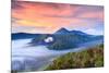 Bromo Volcano at Sunrisetengger Semeru National Park East Java Indonesia-lkunl-Mounted Photographic Print