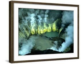 Bromo Volcano Crater on Java, Indonesia, Southeast Asia, Asia-Godong-Framed Photographic Print