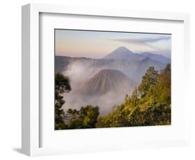 Bromo Volcano in Bromo-Tengger-Semeru National Park-Peter Adams-Framed Photographic Print