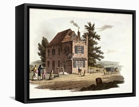 Brompton Road, Kensington, London, C1810-William Pickett-Framed Stretched Canvas