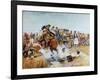 Bronc to Breakfast-Charles Marion Russell-Framed Art Print