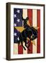 Bronco and Star-Lantern Press-Framed Art Print