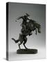 Bronco Buster, 1895, Cast 30Th July 1906 (Bronze)-Frederic Remington-Stretched Canvas