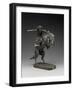 Bronco Buster, 1898 (Bronze)-Frederic Remington-Framed Giclee Print