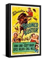 Bronco Buster, Scott Brady, John Lund, Joyce Holden, Chill Wills, 1952-null-Framed Stretched Canvas