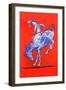 Bronco Buster-null-Framed Art Print