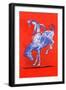 Bronco Buster-null-Framed Art Print