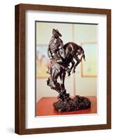 Bronco-Buster-Frederic Sackrider Remington-Framed Giclee Print