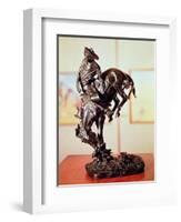 Bronco-Buster-Frederic Sackrider Remington-Framed Giclee Print