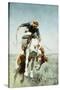 Bronco Rider-William Herbert 'Buck' Dunton-Stretched Canvas