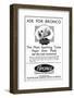 Bronco, Toilet, Paper, Advertisement-null-Framed Photographic Print