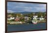 Bronnoysund, Norway, Colorful Fishing Houses and Homes from Water-Bill Bachmann-Framed Photographic Print