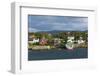 Bronnoysund, Norway, Colorful Fishing Houses and Homes from Water-Bill Bachmann-Framed Photographic Print