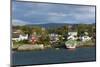 Bronnoysund, Norway, Colorful Fishing Houses and Homes from Water-Bill Bachmann-Mounted Photographic Print