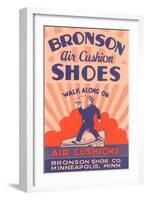 Bronson Air Cushion Shoes-null-Framed Art Print