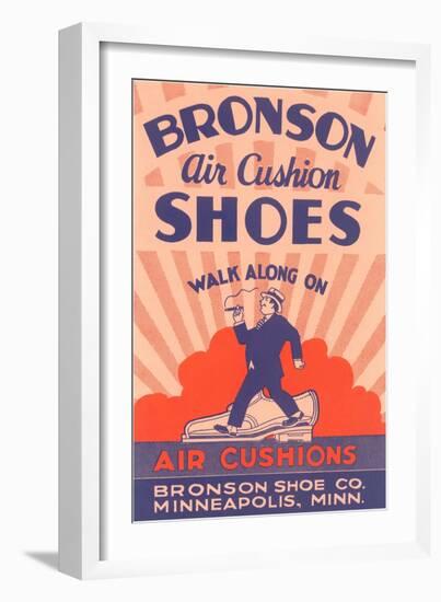 Bronson Air Cushion Shoes-null-Framed Art Print