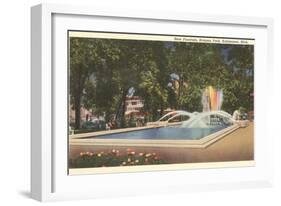 Bronson Park, Kalamazoo, Michigan-null-Framed Art Print