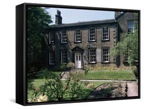 Bronte Vicarage (Parsonage), Haworth, Yorkshire, England, United Kingdom-Christina Gascoigne-Framed Stretched Canvas