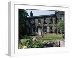 Bronte Vicarage (Parsonage), Haworth, Yorkshire, England, United Kingdom-Christina Gascoigne-Framed Photographic Print