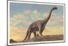 Brontosaurus, Dinosaur Park, Rapid City, South Dakota-null-Mounted Art Print