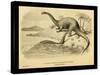 Brontosaurus Excelsus-Joseph Smit-Stretched Canvas