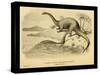 Brontosaurus Excelsus-Joseph Smit-Stretched Canvas