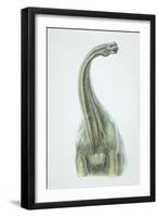 Brontosaurus, Jurassic Period-null-Framed Premium Giclee Print