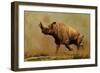 Brontotherium, a Family of Extinct Mammals-null-Framed Premium Giclee Print