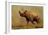 Brontotherium, a Family of Extinct Mammals-null-Framed Premium Giclee Print