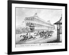 Bronx: Horse Race, 1866-null-Framed Giclee Print