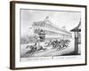 Bronx: Horse Race, 1866-null-Framed Premium Giclee Print