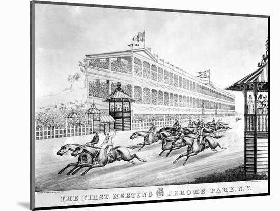 Bronx: Horse Race, 1866-null-Mounted Giclee Print