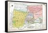 Bronx Index Map, 1938-null-Framed Stretched Canvas