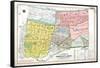 Bronx Index Map, 1938-null-Framed Stretched Canvas