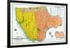 Bronx Index Map-null-Framed Giclee Print