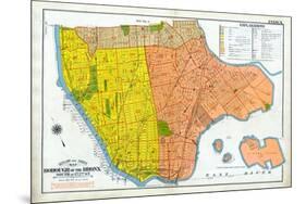 Bronx Index Map-null-Mounted Giclee Print