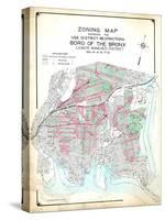 Bronx Zoning Map-null-Stretched Canvas