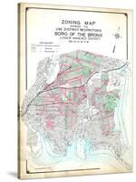 Bronx Zoning Map-null-Stretched Canvas