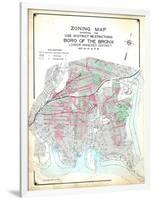 Bronx Zoning Map-null-Framed Giclee Print