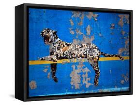 Bronx Zoo-Banksy-Framed Stretched Canvas