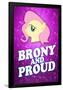 Brony and Proud Pony Poster-null-Framed Poster