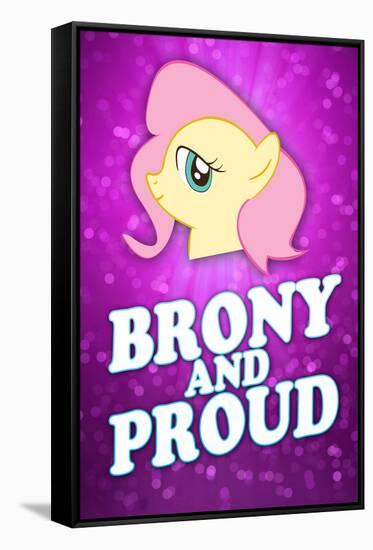 Brony and Proud Pony Poster-null-Framed Stretched Canvas