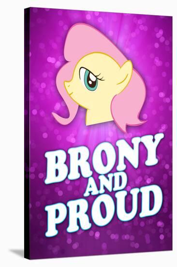 Brony and Proud Pony Poster-null-Stretched Canvas