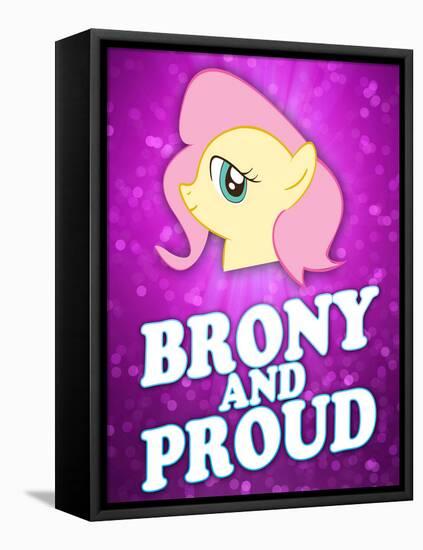 Brony and Proud Pony-null-Framed Stretched Canvas