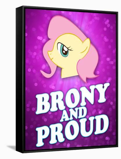 Brony and Proud Pony-null-Framed Stretched Canvas