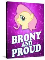 Brony and Proud Pony-null-Stretched Canvas