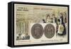 Bronze 5 Centimes Piece, 1860-null-Framed Stretched Canvas