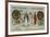 Bronze 5 Centimes Piece of the French Colonies, 1841-null-Framed Giclee Print