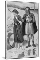 Bronze Age Courtship, Aldin-Cecil Aldin-Mounted Art Print